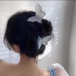 New 2023 Butterfly Hair Catch Clip Hair Accessories Girls Hairclip