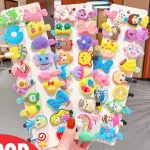 10 pcs Unicorn Ice Cream Hair Clips Set Baby Hairpin For Kids Girls Toddler Barrettes Hair Accessories