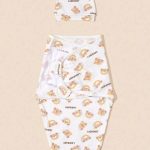 Newborn Sleeping Bag Cotton Baby Swaddle Wrap Adjustable Newborn Sleepsack Hat Set Anti-kick Swaddle Warm Soft Blanket