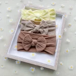 Lovely Baby Headband Turban Flower Bow Elastic Kids Toddler Hair Band Hair Accessories