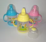 Kids Sipper Beaker Bottle Baby Feeder Trainer for Boys and Girls Infants Air Tight Bottle Multiple Rabbit & Feeder Designs & Varieties - Image 3