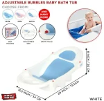 Bubbles Baba and Baby Bath Tub,Portable Folding & Spacious Baby Bathtub, Large Size (Box packed) - Image 2