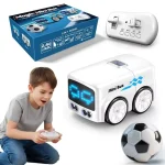 Magic Mini Rc Bus, Upgraded RC Remote Control Sensor Car Gestures Follow Small Vehicle, Auto-Avoidance Line Tracking Desktop RC Vehicle,Follow Gesture + Remote Driving