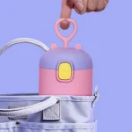 Tawakkal Mart Milk Powder Container, Baby Food Storage, Snack Box, Travel Baby Milk Formula Storage moisture-proof container With heart Shape Handle - Image 2