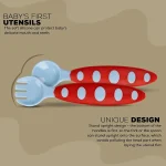 Tawakkal Mart Baby Spoon And Fork Set | Spoon For Babies | Fork For Babies | Spoon And Fork Set For Kids, Infants And Children's - Image 6