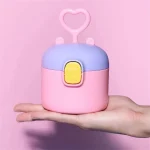 Tawakkal Mart Milk Powder Container, Baby Food Storage, Snack Box, Travel Baby Milk Formula Storage moisture-proof container With heart Shape Handle - Image 5