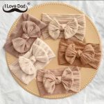Lovely Baby Headband Turban Flower Bow Elastic Kids Toddler Hair Band Hair Accessories - Image 3