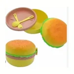 Lunch Box Kids Tiffin Box For School Burger Shaped Meal-it Box Large Lunch Box - Image 2
