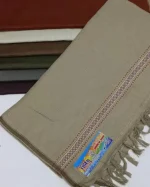 Premium Winter Warmth Shawl for Men with Embroidered Detail - Elegant Kashmiri Woolen Scarf - Image 3