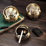 Retro Metal Cigrattes Ashtray - Image 2