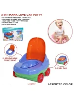 Mama Love 3 In 1 Car Potty Multicolor - Bd-F038 - Image 2