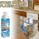 Stone Crystal Plating Agent, Stone Crystal Plating Brightey Luster Agent, Stone Stain Remover Cleaner, Marble Cleaner and Polish, Universal Stone Cleaner