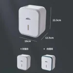 Wall Mounted Toilet Paper Holder with Storage Drawer - Image 2