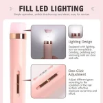 5 in 1 USB Charging Electric Nail File with 5 Silent Grinding Heads, Portable Manicure Pedicure Kit for Salon and Home (Pink) - Image 2