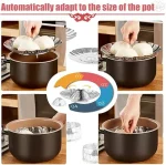 Stainless Steel Detachable Steaming Rack Steamer Tray Stand Frame Plate for Kitchen Cookware - Image 2