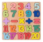Wooden Slates Alphabets Letters Numbers and Shapes, Small and Capital ABC, 123 Numbers and Geometric Shapes Pack of 4 , 3 , 2 Wooden Educational Learning Puzzle wooden matching game kids puzzle wooden board - Image 2