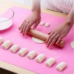 Non-Stick Silicone Baking Mat With Measurements Heat Resistant Cookie Sheet Oven Liner (Multi color) 40x50 cm