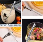Stainless Steel Drinking Straw Spoon Tea Filter Detachable Reusable Metal Straws - Image 6