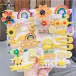 Tawakkal Mart-Baby Girl HairS = Clip Set for Kids' Hair Accessories, 14 Pieces - Image 2