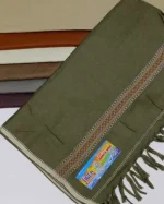 Premium Winter Warmth Shawl for Men with Embroidered Detail - Elegant Kashmiri Woolen Scarf - Image 4