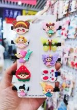 Tawakkal Mart Tawakkal Mart -1/2/4/6/8/10 PCS Children Hair Accessories Baby Hair Clips PINK Girls Hairgrips Cute Rainbow Kids Hairpins By Tawakkal Mart