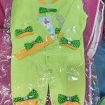 GP TURKISH SOFT BUTTERFULLY ROMPER - 0 TO 6 MONTH - Full Sleeve - Green[RANDOM COLOUR+RANDOM DESIGNS]