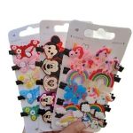Tawakkal Mart -1/2/4/6/8/10 PCS Children Hair Accessories Baby Hair Clips PINK Girls Hairgrips Cute Rainbow Kids Hairpins