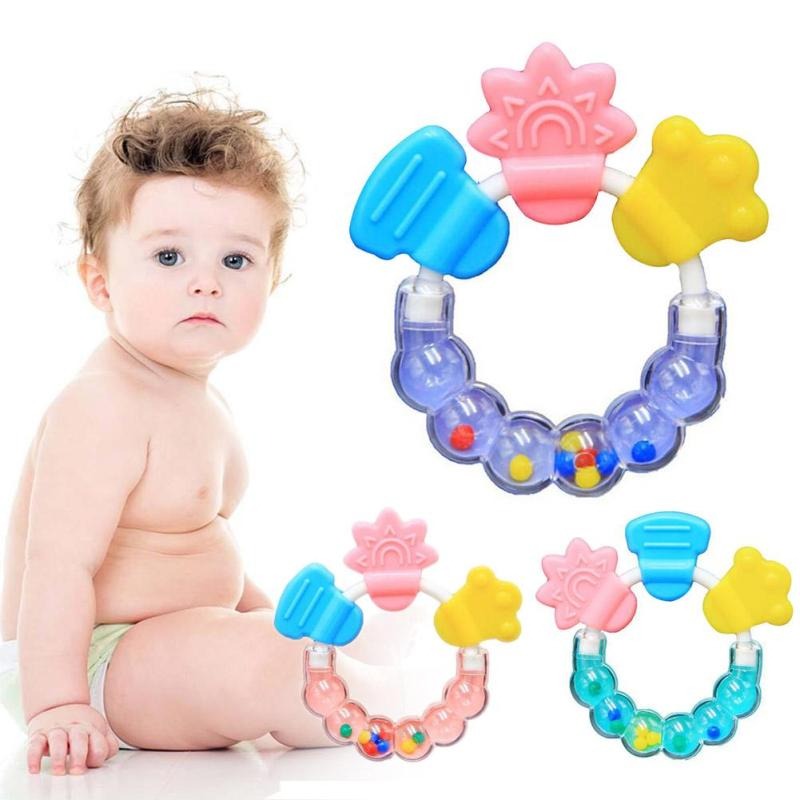 imgi_51_ee8b10dff7c3fc63f07d8d41c6f68b59 Tawakkal Mart 1Pcs Baby Toys Rattles Newborn Baby Rattles Teether Teething Bite Toys Infant Toddler Bed Bell Silicone Handbell Jingle Cartoon - Image 1