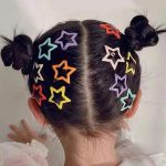 Tawakkal Mart 06 pcs Random ccoated colour candy BB star clips . Decorate hair pins By Tawakkal Mart