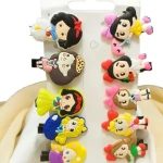 Tawakkal Mart -1/2/4/6/8/10 PCS Hair Accessories Cartoon Bobby Pin Baby Hair Clips PINK Girls Hairgrips Cute Rainbow Kids Hairpins