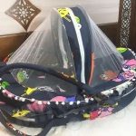 High Quality Pink Super Soft Stylish Ship Shape Bed For Babies With Mosquito Net - Baby Bistar Gaddi Set Accessories