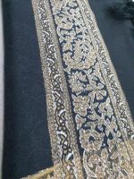 Black Stoler Acro Wool 4 side border Women