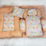Super Soft Fluffy Baby Set Complete Bedding 7 Pcs Set - 7 Pcs Include: 1 Mattress 1 Quilt / Comforter 1 Sleeping Bag / Carry Nest 1 Headshaper Pillow 1 Normal Pillow and 2 Cushions - Baby Bistar Gaddi Sleeping Bag Bed Gift Best for Winter