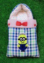 High Quality Fancy Baby Cute Cartoon Character Hooded Carry Nest - Hood Carry Nest Hoodie Sleeping Bag - Crib 0-1 Year Infant Portable Baby Cots Infant - baby bistar gaddi - Fully Cover Bed Accessories for Baby Bistar Infant Newborn Gift