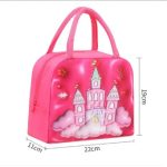 Insulated Lunch Bag 3D Cartoon Waterproof Oxford Fabric Thermal Lunch Box Tote with Aluminum Foil | Cute Portable Cooler Bag for Kids, Boys, Girls & Adults | School, Picnic, Office Food Carrier | Smart collecion
