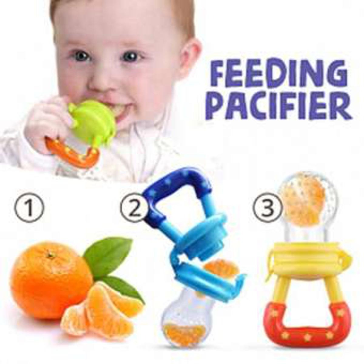 imgi_53_d7917864bb Tawakkal Mart Pacifier/Fresh Fruit Food Baby Feeding Safe Fruit Feeder , Feeding for Infant Supplies Teat Pacifier Bottles/Soother/ Fruit Teether/ Chosni/kids chosni/choosni/ fruit chosni - Image 1