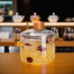 Glass Cooking Pot Heat-resistant Soup Pot