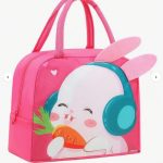 Insulated Lunch Bag 3D Cartoon Waterproof Oxford Fabric Thermal Lunch Box Tote with Aluminum Foil | Cute Portable Cooler Bag for Kids, Boys, Girls & Adults | School, Picnic, Office Food Carrier | Smart collecion