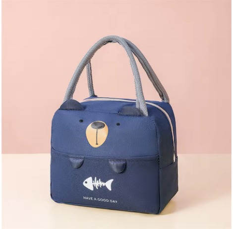 imgi_54_3e99f9173aca4f2e69fff357ced371ff Insulated Lunch Bag 3D Cartoon Waterproof Oxford Fabric Thermal Lunch Box Tote with Aluminum Foil | Cute Portable Cooler Bag for Kids, Boys, Girls & Adults | School, Picnic, Office Food Carrier | Smart collecion - Image 1
