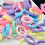 Hair Ties Pony Poni for girls , ladies , women - 40 pieces - Multicolors - Small Size - Image 3