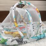 High Quality Latest Super Soft Large Baby Bed With Mosquito Net Zipper In Amazing Colors - Double Handle for Caring - Portable Zipper Baby Bed Sleeping Bag Baby Bistar Gaddi Sleeping Bag Bed