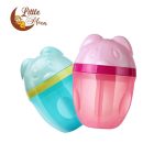 Tawakkal Mart 3 Grid Milk Container Food Storage Travel Boxes Milk Powder Boxes Dispenser Container Case in Cartoon Shape