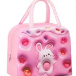 Insulated Lunch Bag 3D Cartoon Waterproof Oxford Fabric Thermal Lunch Box Tote with Aluminum Foil | Cute Portable Cooler Bag for Kids, Boys, Girls & Adults | School, Picnic, Office Food Carrier | Smart collecion