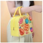 Insulated Lunch Bag 3D Cartoon Waterproof Oxford Fabric Thermal Lunch Box Tote with Aluminum Foil | Cute Portable Cooler Bag for Kids, Boys, Girls & Adults | School, Picnic, Office Food Carrier | Smart collecion