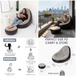 Bionic Neck Shoulder Massager Heated Back Electric Kneading Muscles Massage Pillow