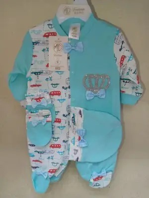 imgi_55_04f32091b19807b7f173e1d6fadb2415 GP TURKISH SOFT CROWN ROMPER - 0 TO 6 MONTH - Image 1