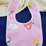 High Quality Pack of 3 Baby Waterproof Bibs Double Layer Washable and Super Absorbent Bib For Lunch Feeding