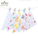 GP New Triangle Baby Bibs Baby Stuff Flower Heart Print Baby Boy Girl Feeding Babador Burp Saliva Towel Cloth Bib