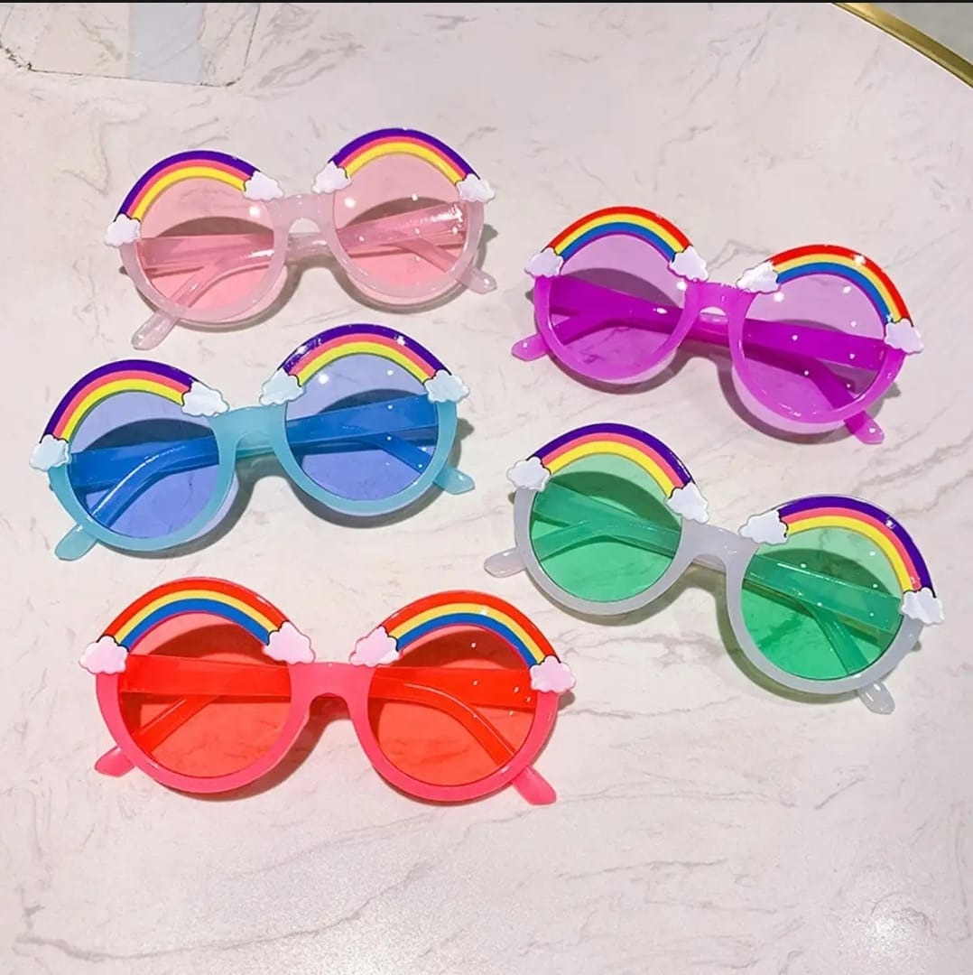 imgi_55_6057030984c46ecfd525f08f3e2a5279 Children Boys Girls Sunglasses Rainbow Color Sun Glasses For Kids Summer Glasses Baby Glasses - Image 1