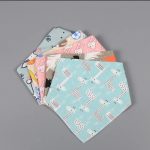 GP Cotton Saliva Towel Bibs Triangle Shape Towel For Children Randomly Sent